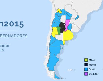 Gobernadores: quiénes ganaron y los apoyos a nivel nacional