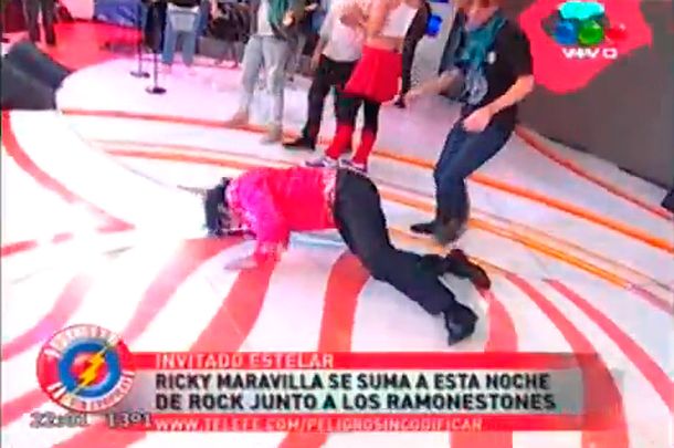 Ricky Maravilla cantó con los Ramonestones y se mató