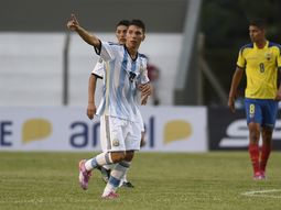 el debut sonado: la sub 20 argentina se presento con una goleada