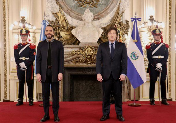 Javier Milei y Nayib Bukele se reunieron en Casa Rosada