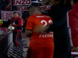 DAlessandro, contra Gallardo: Siempre me sacás a mí