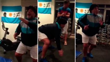 ¡tirate un paso, diego! lejos de la pelea con claudia villafane, maradona baila cumbia en dubai ¡tirate un paso, diego! lejos de la pelea con claudia villafane, maradona baila cumbia en dubai