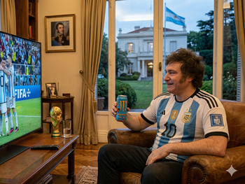 Primero los datos: Javier Milei dijo que la morosidad es por las ventas de TV para el Mundial, pero es falso