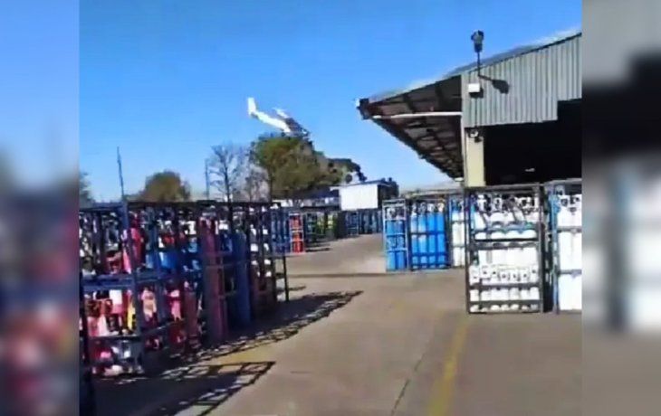 La foto que compartió el piloto antes de estrellar una avioneta contra una fábrica