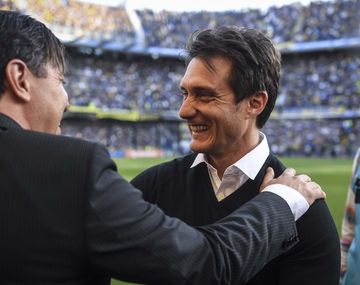 Guillermo y Gallardo se saludaron en la previa