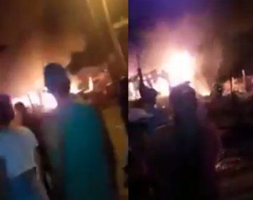 Incendiaron la casa del hombre acusado de asesinar a golpes a un nene de un año