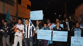 Macha por la muerte de Emanuel Balbo, hincha de Belgrano Macha por la muerte de Emanuel Balbo, hincha de Belgrano
