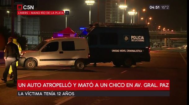 Personal de Policía de la Ciudad realizaba las pericias de rigor