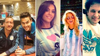 asi vivieron el partido de argentina-chile los famosos asi vivieron el partido de argentina-chile los famosos