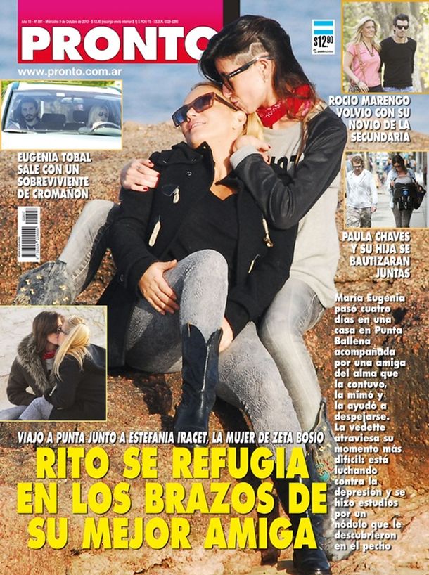 María Eugenia Ritó, ¿muy cerca de su mejor amiga?