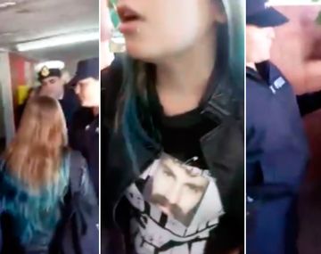 No la dejaron votar porque llevaba una foto de Santiago Maldonado