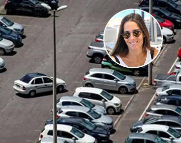 Juana Viale hizo de valet parking en un evento del colegio de sus hijos