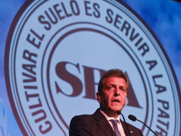 Sergio Massa en La Rural: Nuestra responsabilidad es trabajar con todos los sectores