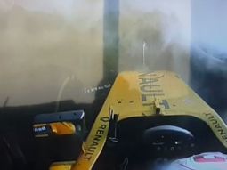 video: mira el choque en la curva mas temida de la f1 video: mira el choque en la curva mas temida de la f1