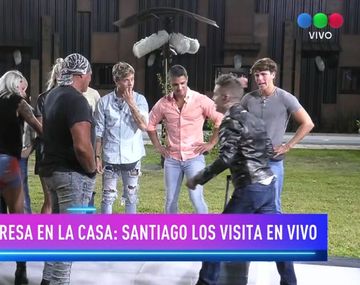 Del Moro entró a la casa: la reacción de los participantes