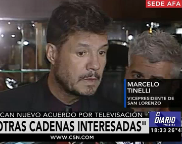 Tinelli reunió con Turner y Fox por los derechos del fútbol argentino