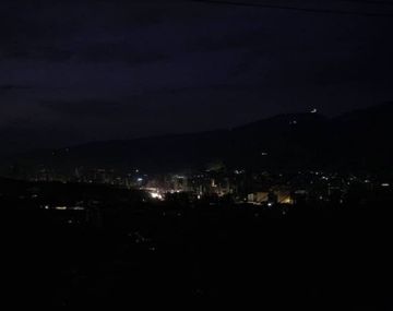 Apagón en Caracas - Crédito:&nbsp;@jguaido