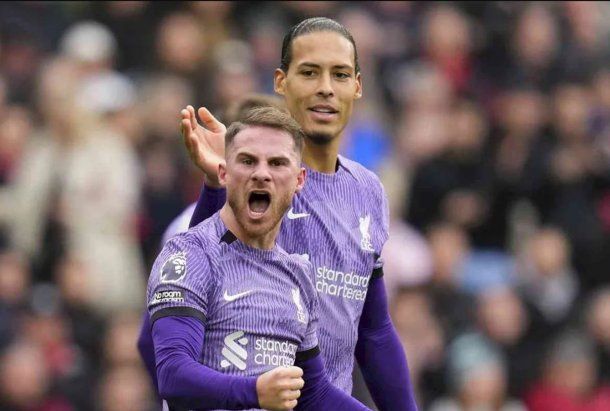 El golazo de Alexis Mac Allister para el triunfo del Liverpool ante el Bretford