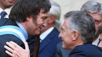 Javier Milei y Mauricio Macri