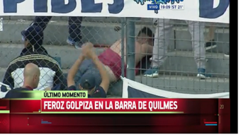 otra vez la violencia en el futbol: pelea entre barras dejo un herido grave otra vez la violencia en el futbol: pelea entre barras dejo un herido grave