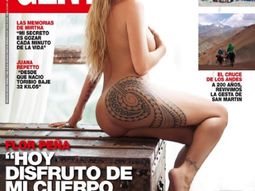 Flor Peña en la tapa de revista Gente de esta semana Flor Peña en la tapa de revista Gente de esta semana