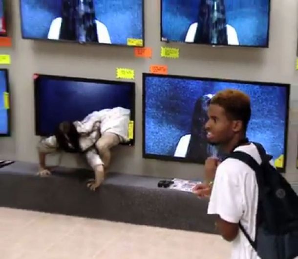 Se llevaron el susto de sus vidas con el monstruo de La Llamada