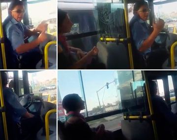 El chofer los dejó parados por una discusión