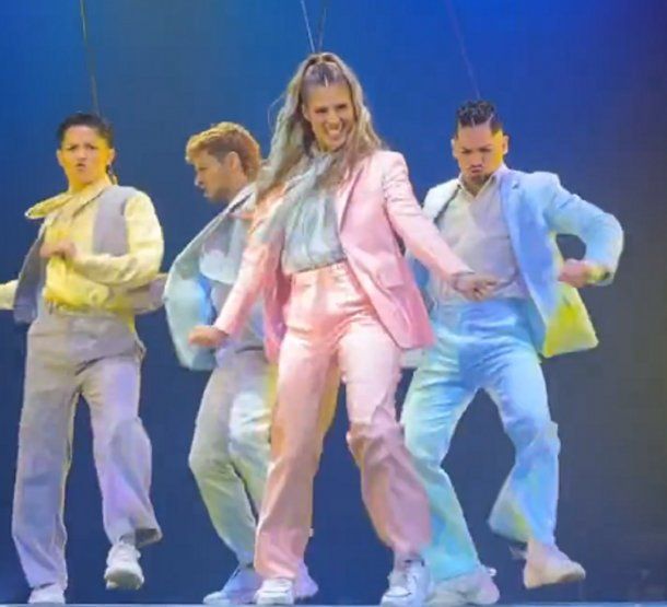 La performance de Julieta Poggio en Fuerza Bruta que enloqueció a los fans