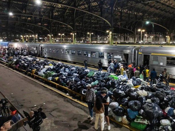 Un nuevo Tren Solidario parte a Zárate y Campana para asistir a los afectados del temporal