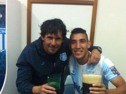 centurion le puso espuma al festejo de racing en el vestuario centurion le puso espuma al festejo de racing en el vestuario