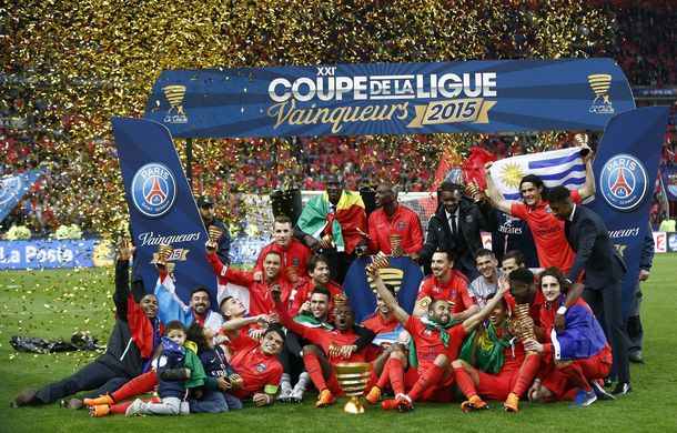 Con Pastore y Lavezzi, el PSG se consagró en la Copa de la Liga