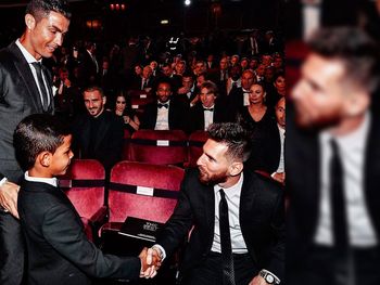 El hijo de CR7 estrenó su cuenta de Instagram con un mensaje a Messi