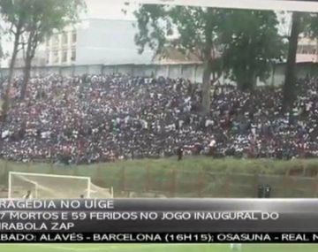 Tragedia en el futbol de Angola
