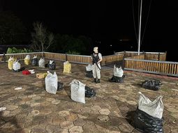 la prefectura incauto 55 kilos de droga en misiones