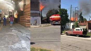 Incendio en madedera Incendio en madedera