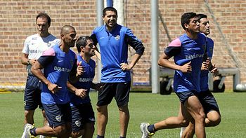 con riquelme en cancha, boca inicio la pretemporada con riquelme en cancha, boca inicio la pretemporada