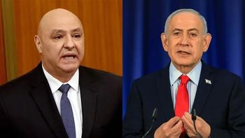 JosephAoun (Líbano) y Benjamin Netanyahu (Israel). JosephAoun (Líbano) y Benjamin Netanyahu (Israel).