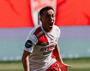 El tremendo golazo de Esequiel Barco en su debut en el fútbol ruso