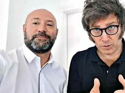 Diego Spagnuolo y Javier Milei. Diego Spagnuolo y Javier Milei.