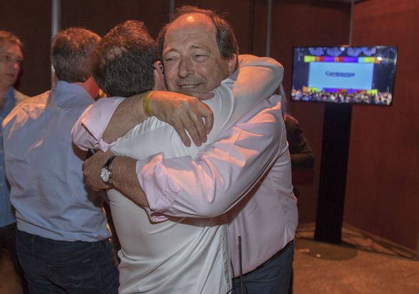 Los festejos de Macri presidente