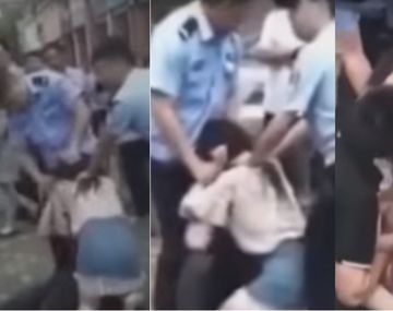 Le mordió la lengua al novio