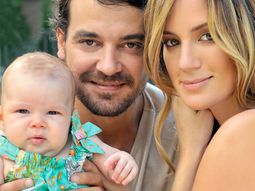 La producción de fotos de Paula y Peter con Olivia