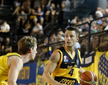Lucas Pérez. base del básquet de Boca