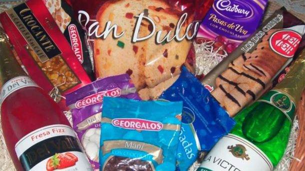 Canasta navideña. Canasta navideña.