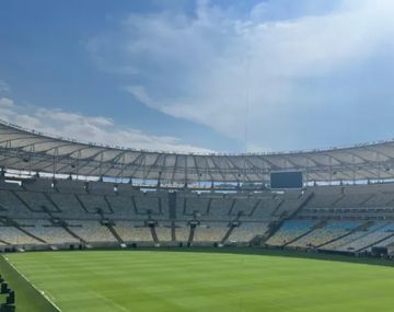 Así está el césped del Maracaná a días de la final de la Libertadores