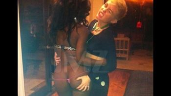 A Miley se le pasó la mano en su fiesta A Miley se le pasó la mano en su fiesta