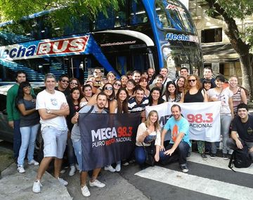 Mega 98.3 llevó a 40 oyentes al show de No Te Va Gustar en La Plata