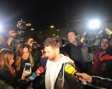 Messi llegó a Barcelona