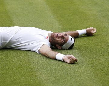 Del Potro hizo historia en una pierna y pasó a semifinales