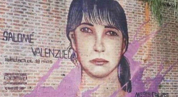 El mural que pintaron de Salomé. Foto: Twitter/@diarioefectosm